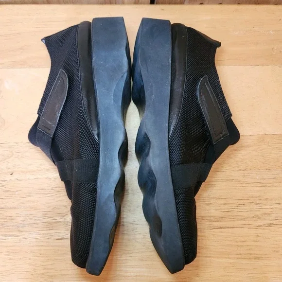 Thierry Rabotin Women's Slip On Shoes Walking Hook Loop Size 39. 5 Black 9.5 US - Picture 3 of 6